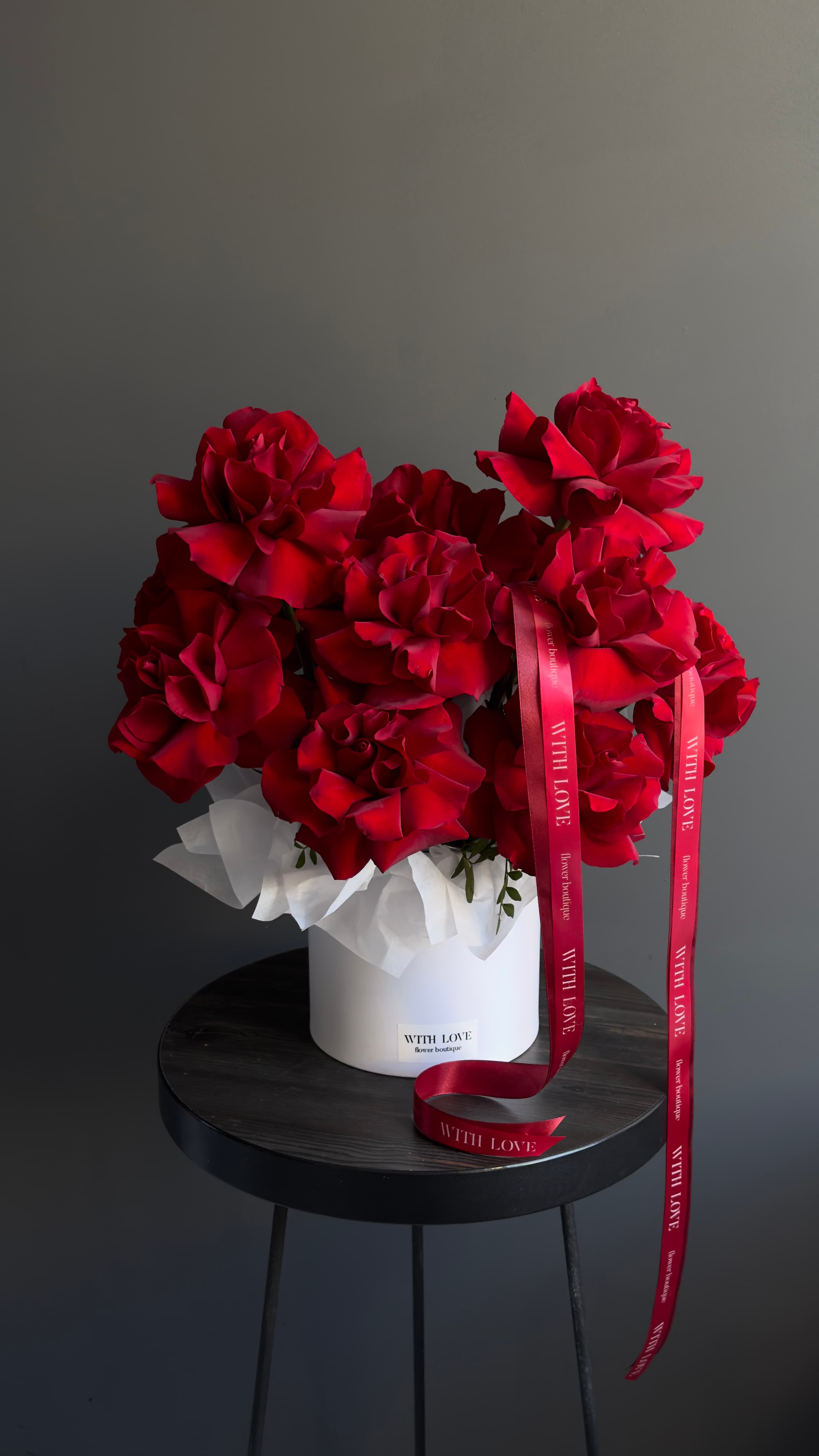Red rose box