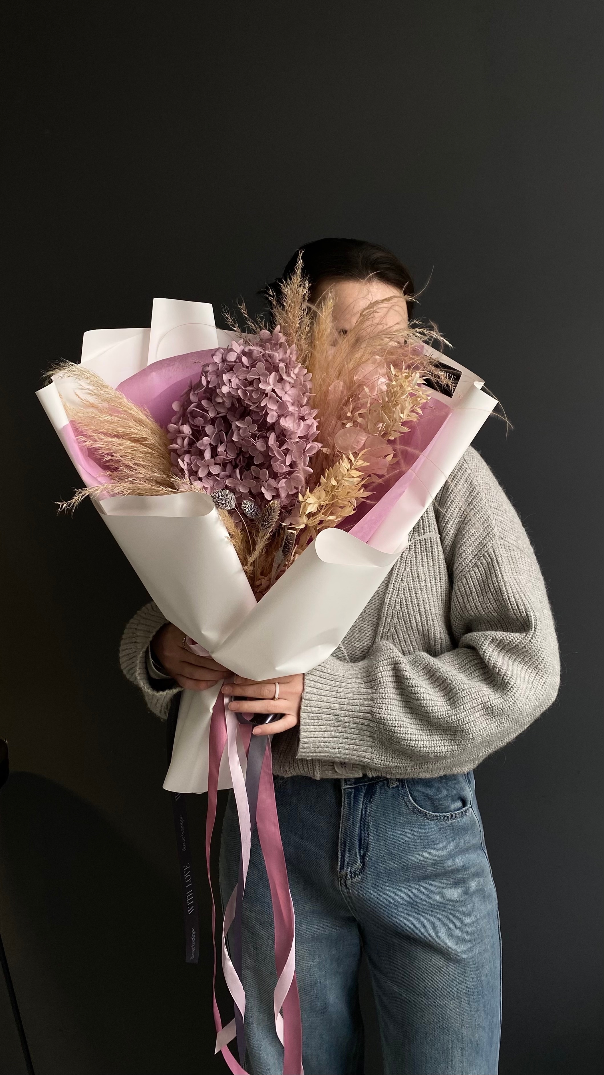 Lilac dry bouquet